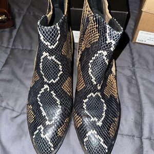 Crown Vintage Snake Skin Chelsea Boot